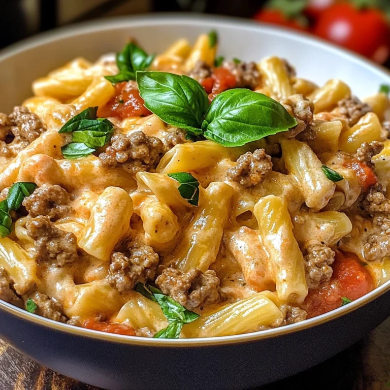 High Protein Creamy Beef Pasta 5 Steps Ultimate Delicious
