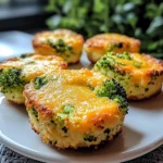 Low Carb Broccoli Cheese Rounds 16 Servings Easy Delicious