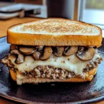 Mushroom Swiss Patty Melt 4 Servings Ultimate Delicious