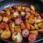 One-Pan Honey Garlic Kielbasa and Potatoes - 30 Minutes Easy Delicious