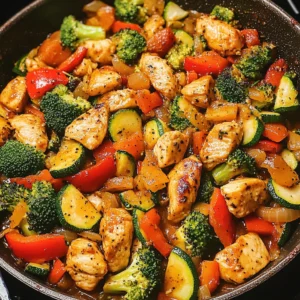 One Pot Chicken Veggie Skillet 30 Minutes Easy Delicious