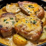 Pork Chops with Scalloped Potatoes 5 Steps Easy Delicious
