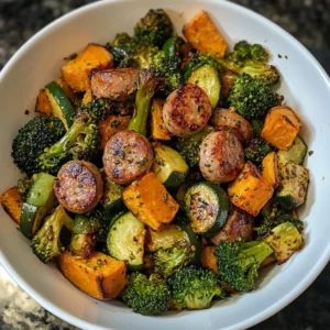 Sausage Veggie Skillet Bowl 30 Minutes Easy Delicious