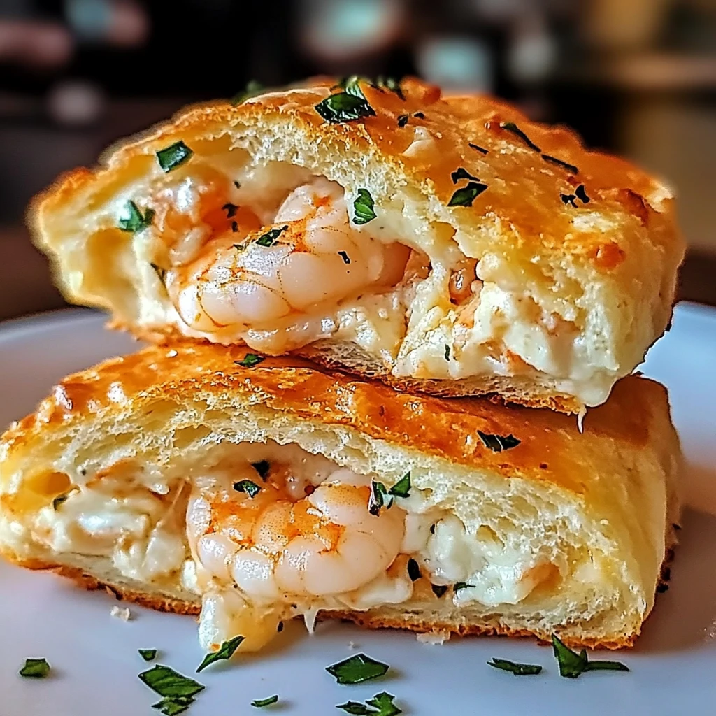 Shrimp and Crab Biscuit Melts 4 Servings Easy Delicious