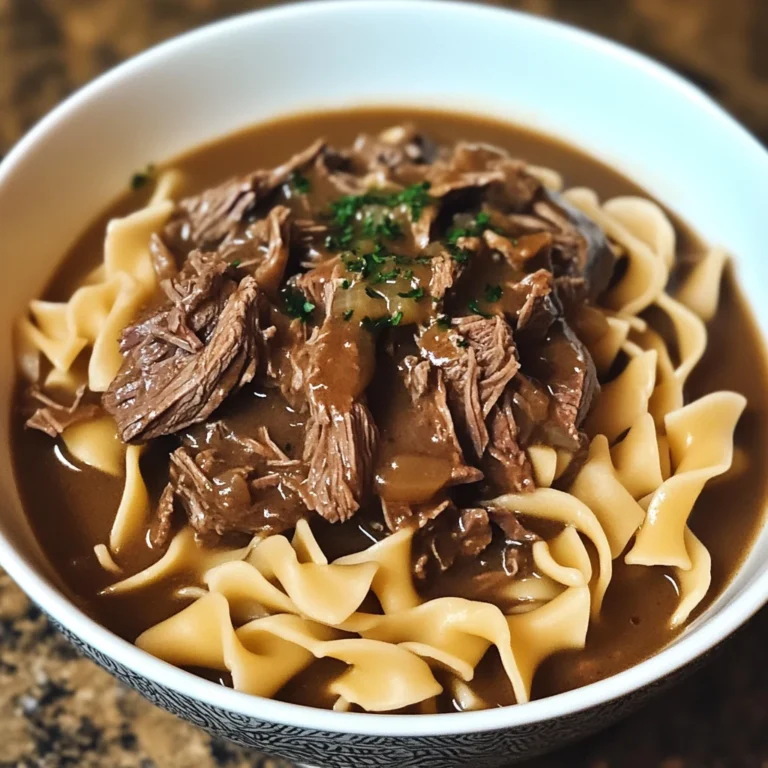 Slow Cooker Beef and Noodles 4 Servings Easy Delicious