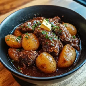 Slow Cooker Garlic Butter Beef with Potatoes: 7 Ingredients Awesome Delicious