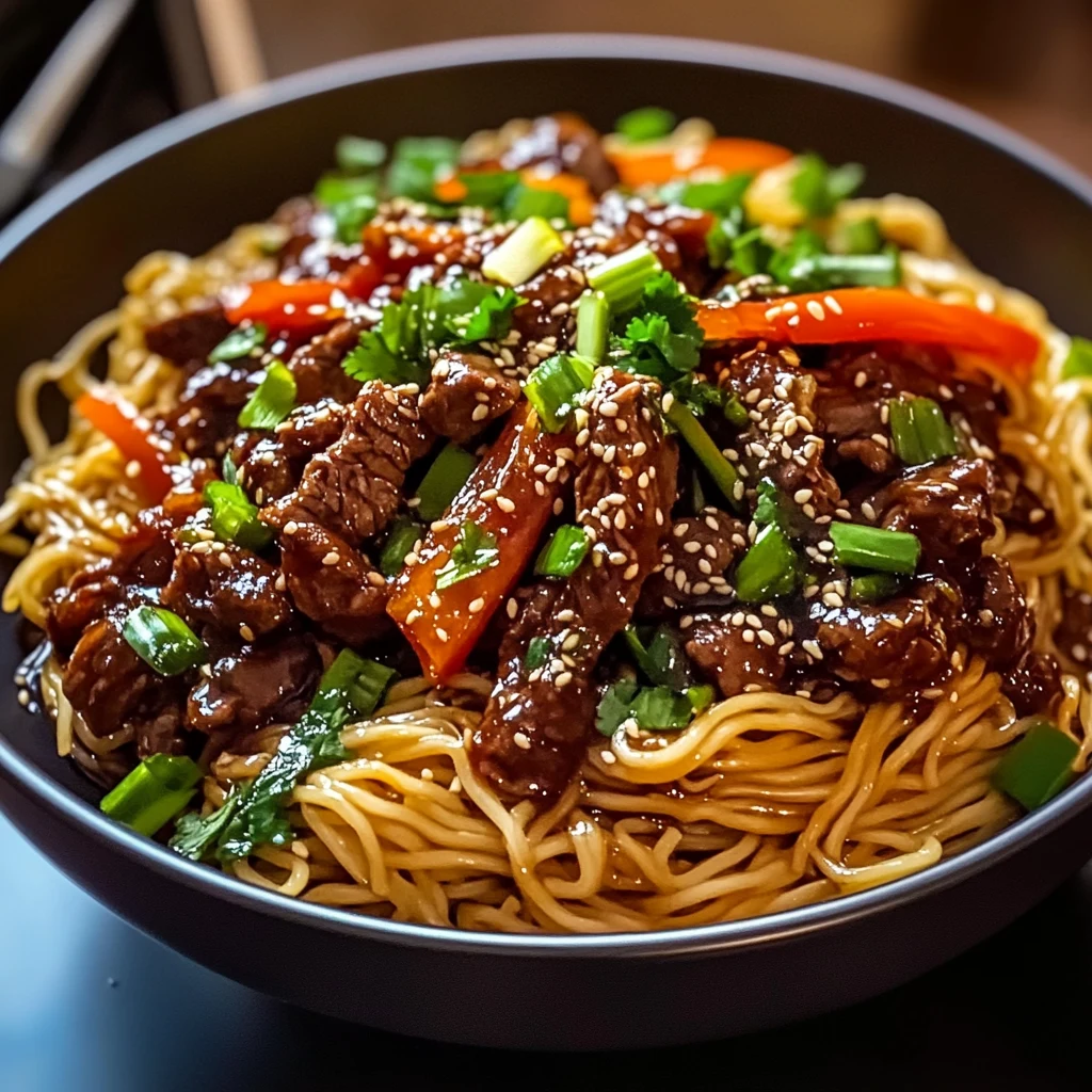 Sticky Beef Noodles 30 Minutes Ultimate Delicious