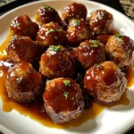 Whiskey Peach BBQ Meatballs 30 Minutes Easy Delicious