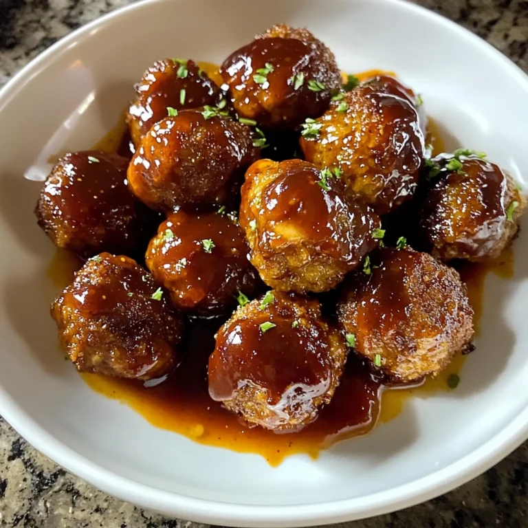 Whiskey Peach BBQ Meatballs 30 Minutes Easy Delicious