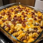 Bacon Cheeseburger Pasta Bake 30 Minutes Easy Delicious