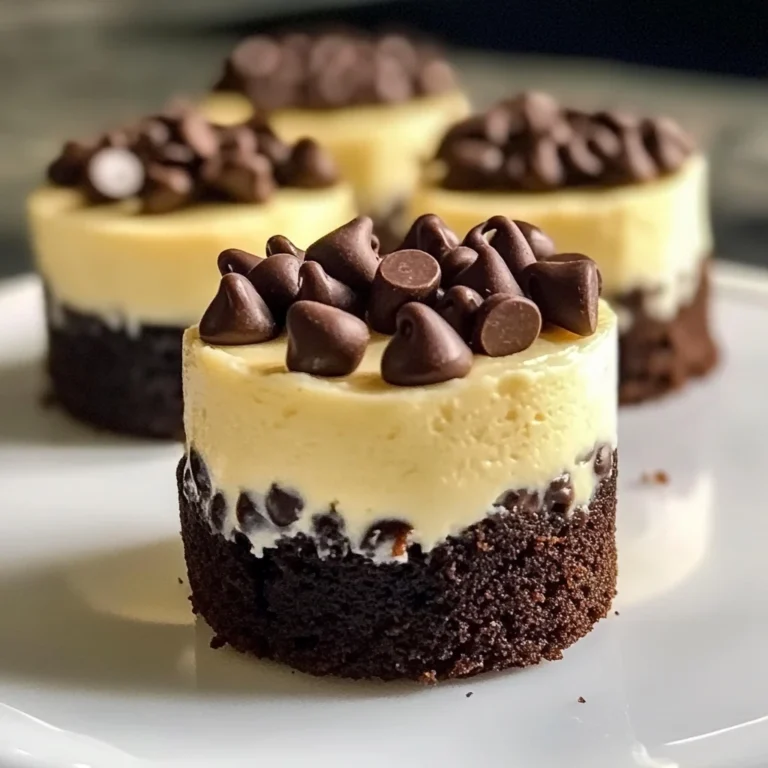 Brownie Bottom Mini Cheesecakes 12 Servings Easy Delicious