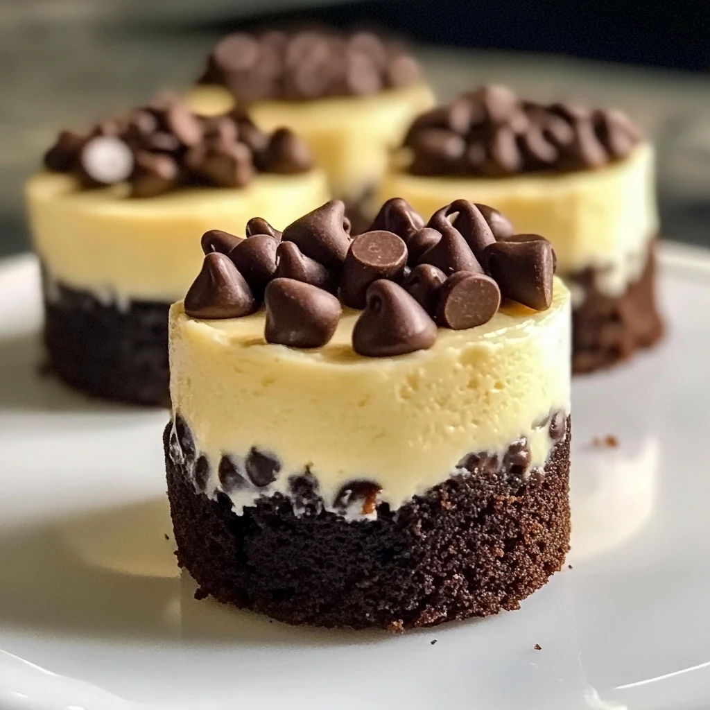 Brownie Bottom Mini Cheesecakes 12 Servings Easy Delicious