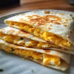 Cheddar Egg Quesadilla 4 Ingredients Easy Delicious