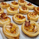 Cheesy Bacon Chicken Pinwheels 12 Servings Easy Delicious