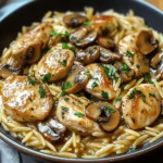 Chicken Marsala Orzo 30 Minutes Ultimate Delicious