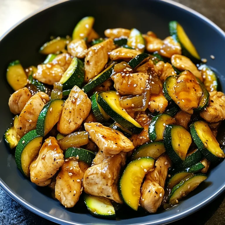 Chicken Zucchini Stir-Fry 5 Steps Easy Delicious