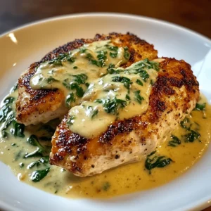 Chicken with Boursin Sauce 4 Servings Easy Delicious