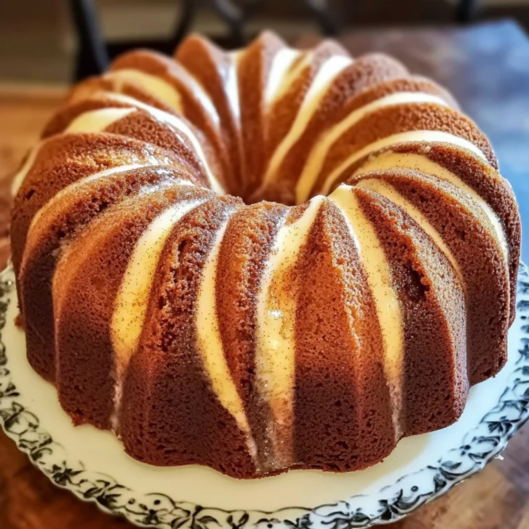 Cinnamon Swirl Bundt Cake 4 Servings Ultimate Delicious