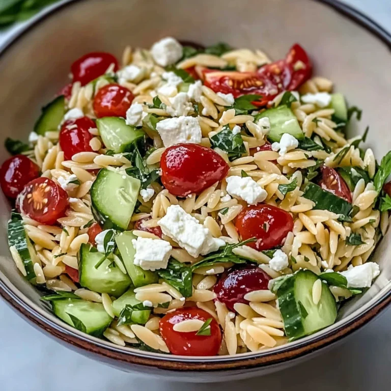 Classic Balsamic Orzo Salad 7 Ingredients Perfect Delicious