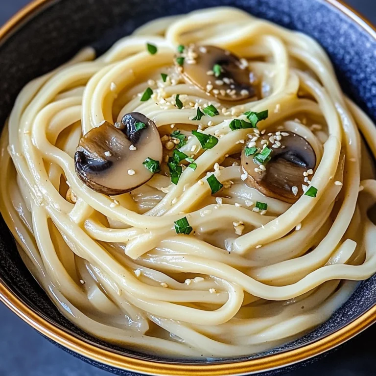 Creamy Miso Udon 2 Servings Quick Delicious