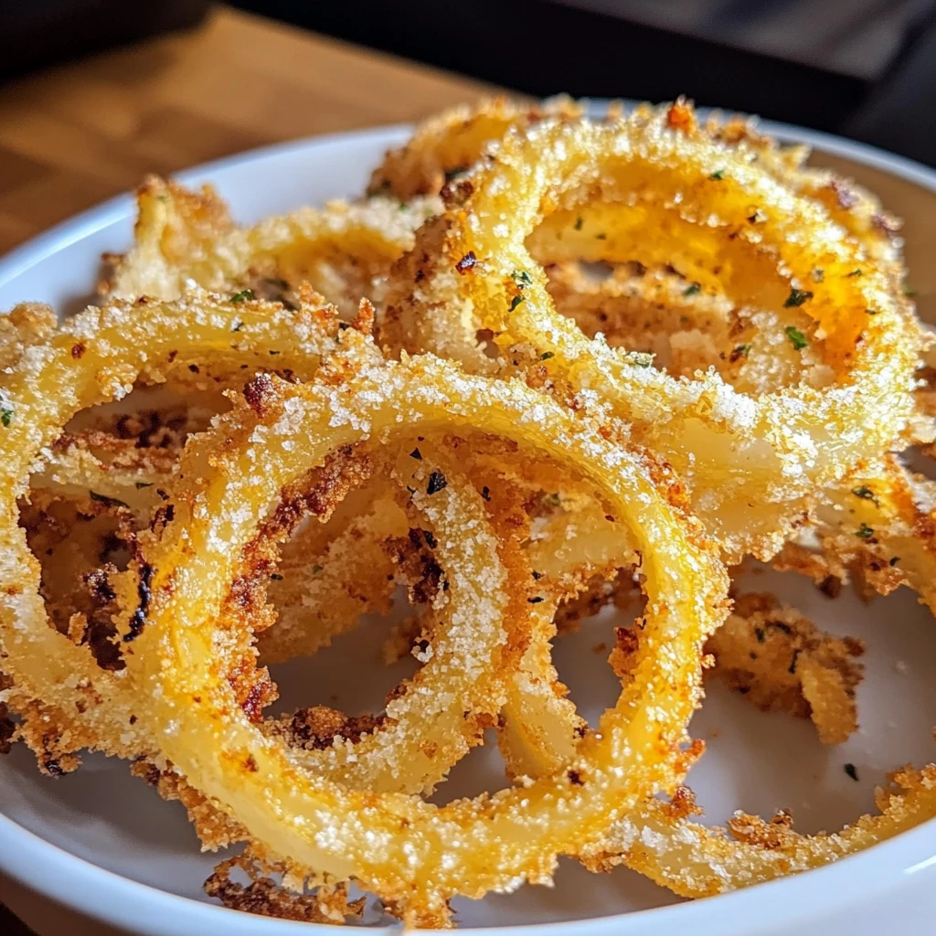 Crispy Parmesan Onion Ring Chips 15 Minutes Ultimate Delicious