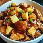 Crockpot Pineapple BBQ Chicken 4 Servings Easy Delicious