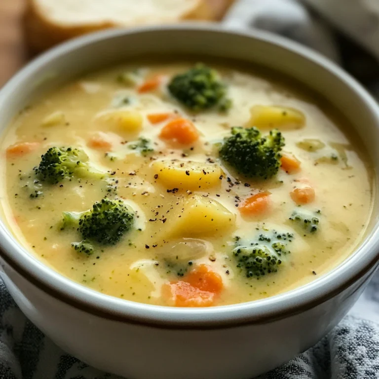 Crockpot Potato Broccoli Cheddar Soup 30 Minutes Easy Delicious