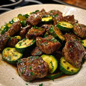 Garlic Butter Steak Bites with Zucchini 30 Minutes Easy Delicious