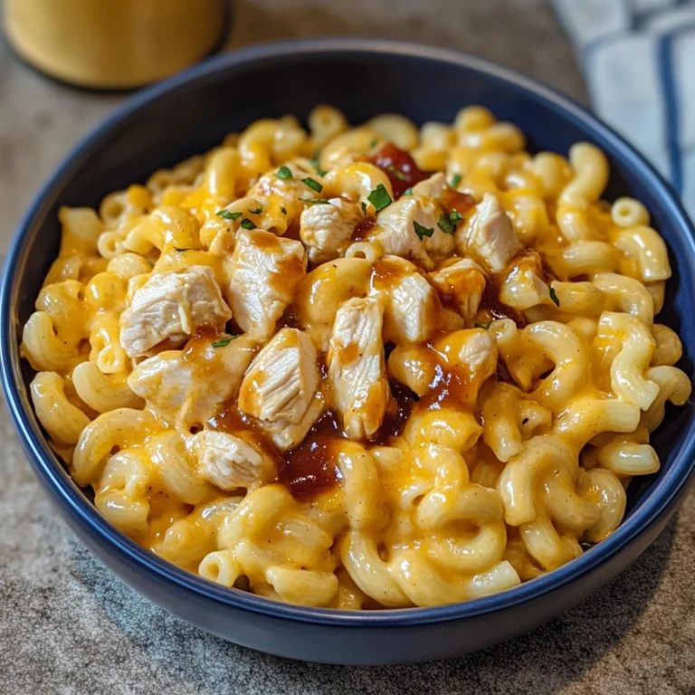 High Protein Honey BBQ Chicken Mac and Cheese 30 Minutes Awesome Delicious