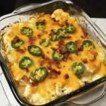 Jalapeno Popper Cauliflower Casserole 30 Minutes Awesome Delicious