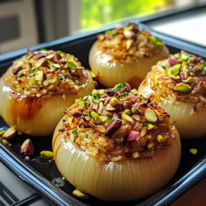 Jeweled Rice Stuffed Onions 30 Minutes Easy Delicious