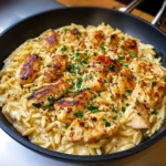 One-Pot Cajun Chicken Alfredo Orzo 30 Minutes Amazing