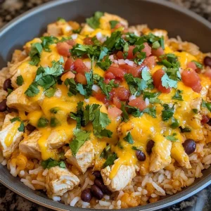 One-Pot Cheesy Southwest Chicken & Rice 30 Minutes Easy Delicious