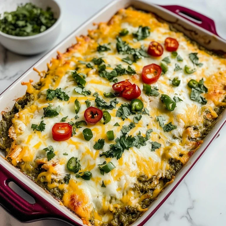 Salsa Verde Chicken Casserole 5 Steps Ultimate Delicious
