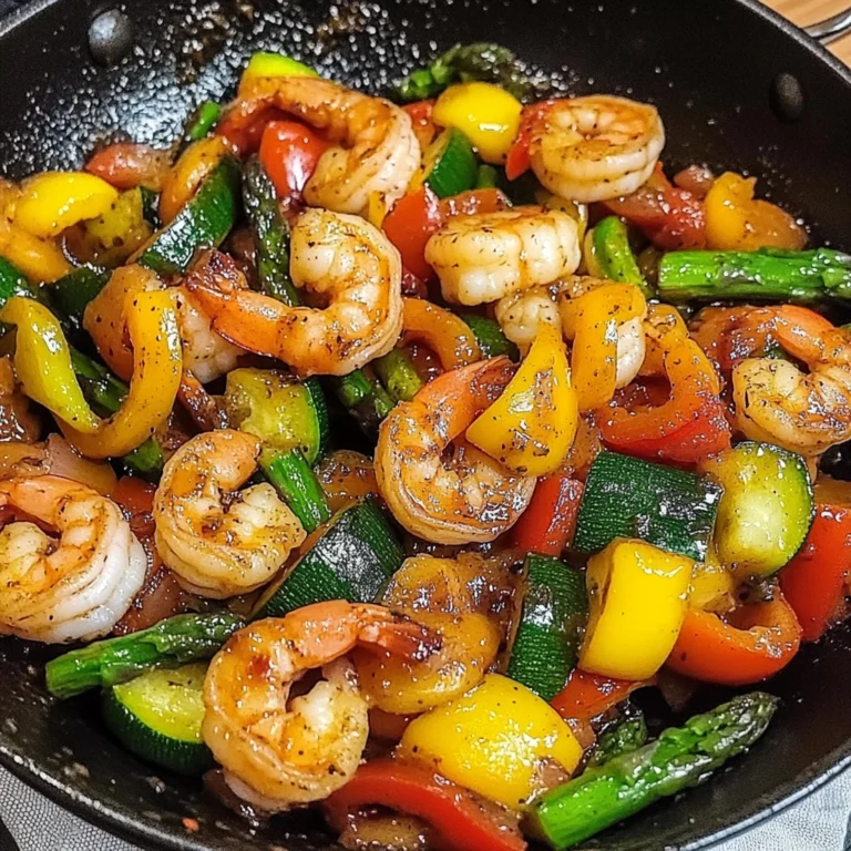 Shrimp and Vegetables Skillet 30 Minutes Easy Delicious