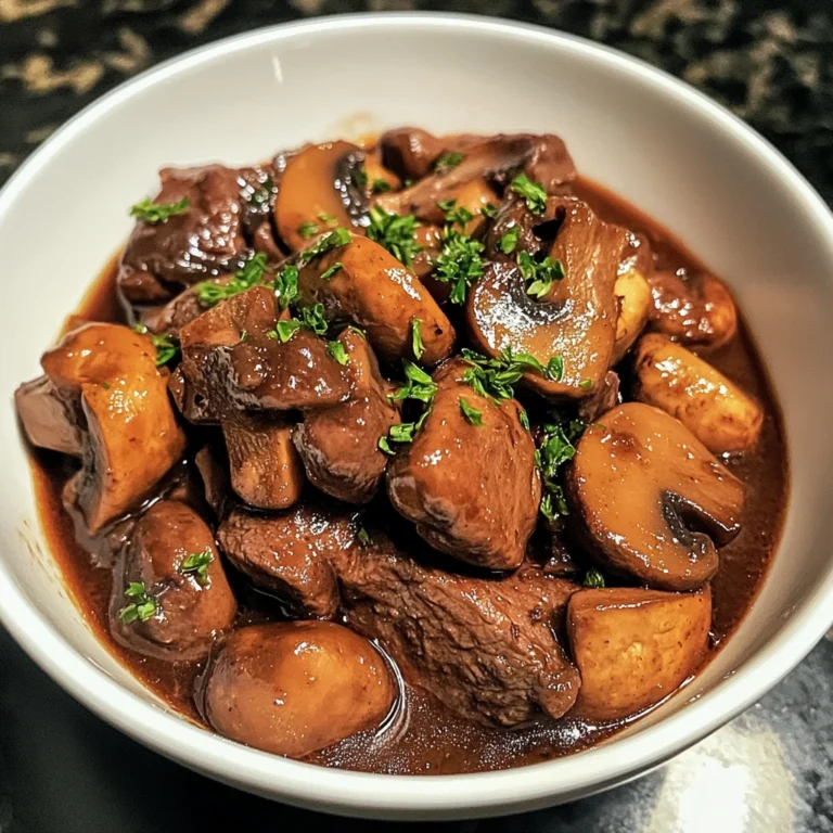 Slow Cooker Beef Burgundy with Mushrooms: 10 Steps to Delicious