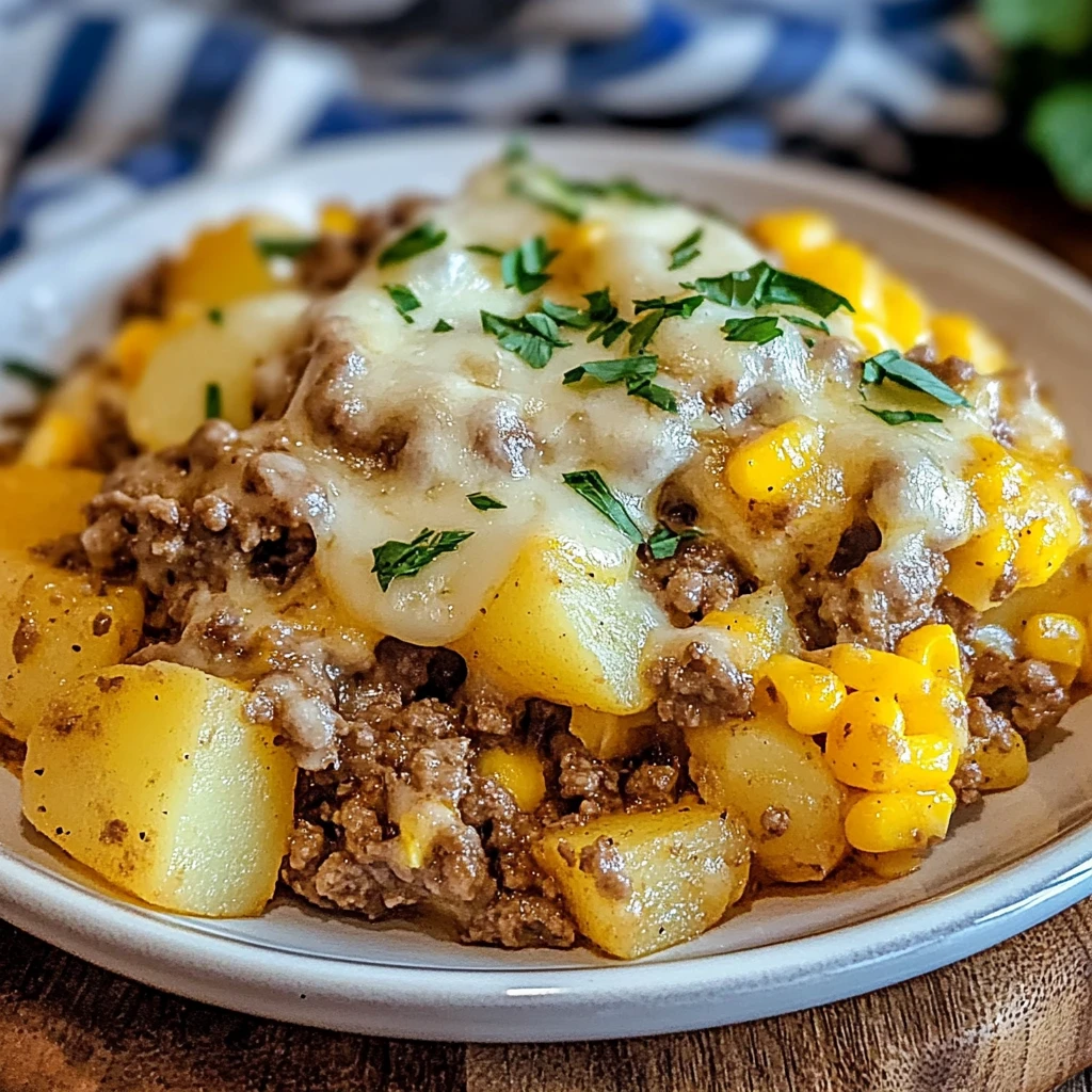 Slow Cooker Cowboy Potato Casserole 4 Servings Ultimate Delicious