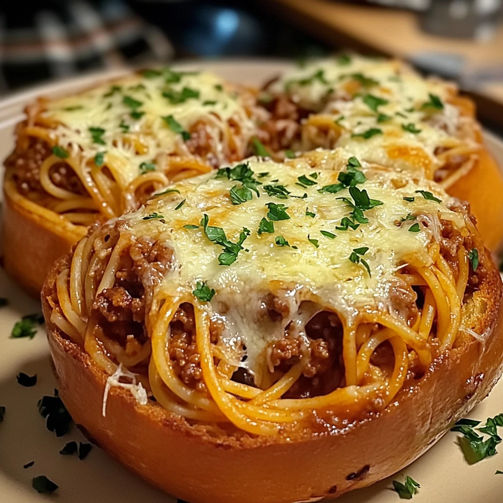 Spaghetti Garlic Bread 4 Servings Ultimate Delicious