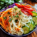 Spring Roll Salad 4 Servings Easy Delicious