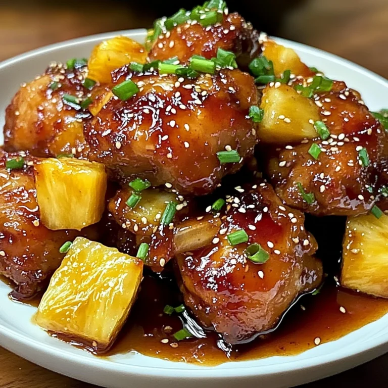 Sticky Pineapple Chicken Thighs 30 Minutes Easy Delicious