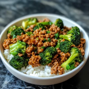 Sweet & Spicy Ground Turkey Broccoli Bowls - 30 Minutes Easy Delicious