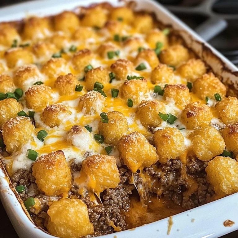 Tater Tot Casserole with Ground Beef: 30 Minutes to Delicious