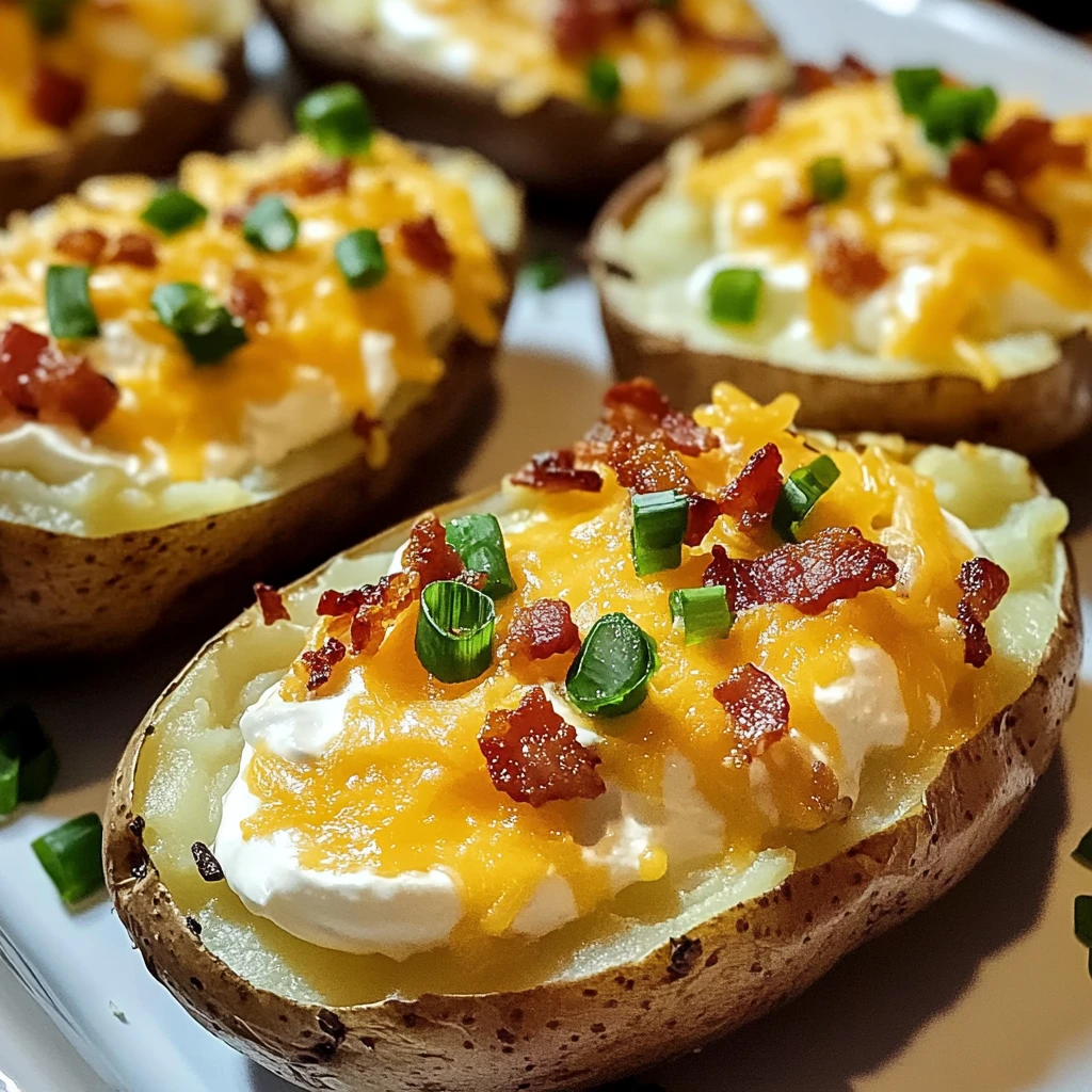 Twice Baked Potatoes 4 Ingredients Ultimate Delicious