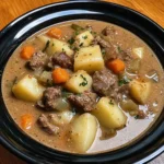 Crockpot Creamy Beef Potato Stew 5 Steps Ultimate Delicious