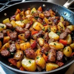 Beef Sausage and Potato Skillet 30 Minutes Easy Delicious