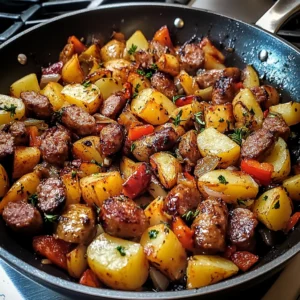Beef Sausage and Potato Skillet 30 Minutes Easy Delicious