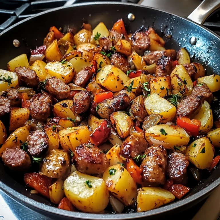 Beef Sausage and Potato Skillet 30 Minutes Easy Delicious