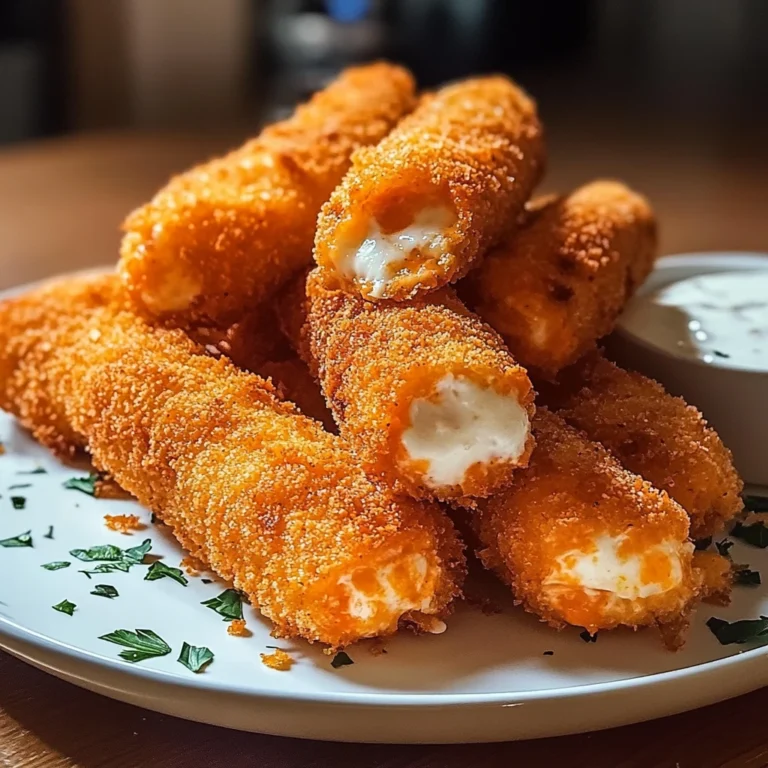 Buffalo Chicken Mozzarella Sticks 5 Steps Ultimate Delicious