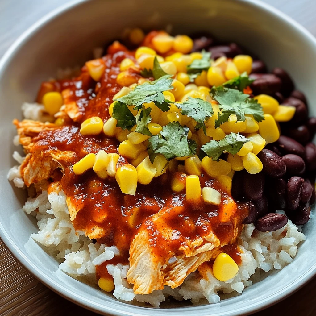 Chicken Enchilada Bowl 30 Minutes Easy Delicious