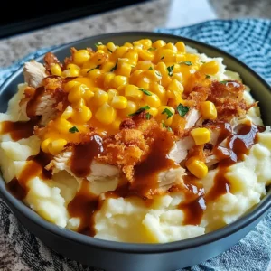 Chicken Mashed Potato Bowls 4 Servings Ultimate Delicious